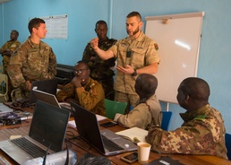 Joint Multinational Headquarters Nerve Center of Flintlock 2019