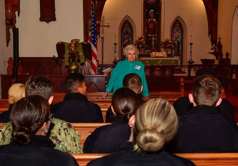 Sailors Tour Fort Monroe in observance of Black History Month