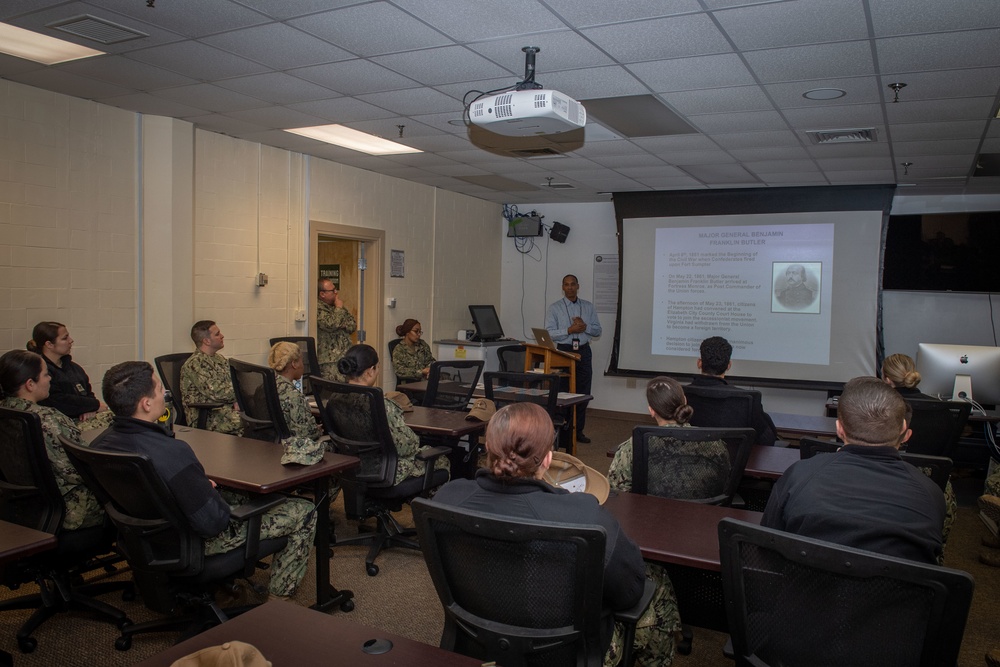 DVIDS - Images - Sailors attend a presentation by the Contraband ...