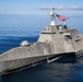 USS Independence (LCS 2) Sails in the Eastern Pacific