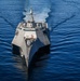 USS Manchester (LCS 14) Sails in the Eastern Pacific