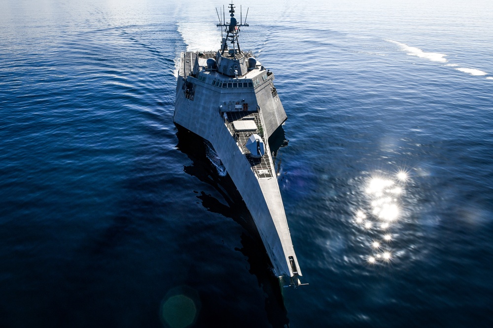 USS Tulsa (LCS 16) Sails in the Eastern Pacific
