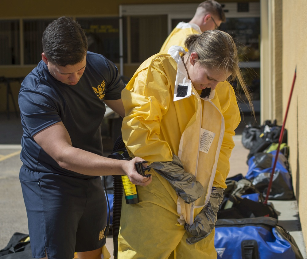 MCRD Branch Health Clinic Conducts DECON Training