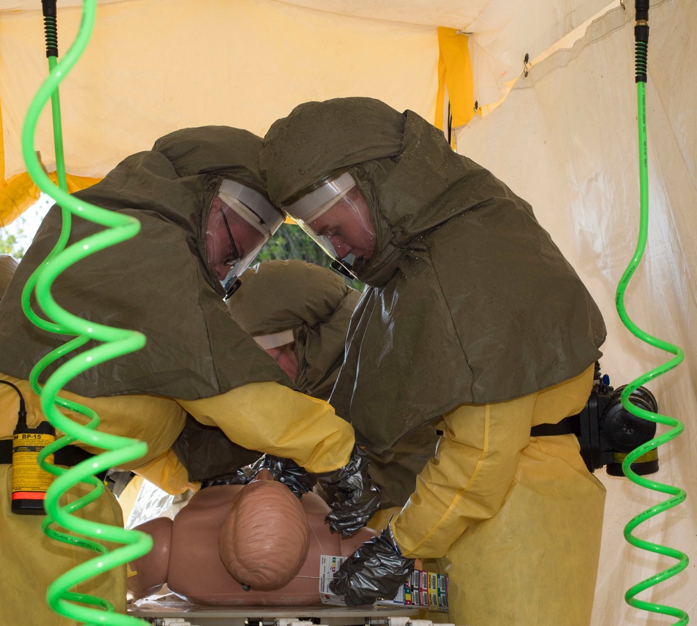 MCRD Branch Health Clinic Conducts DECON Training