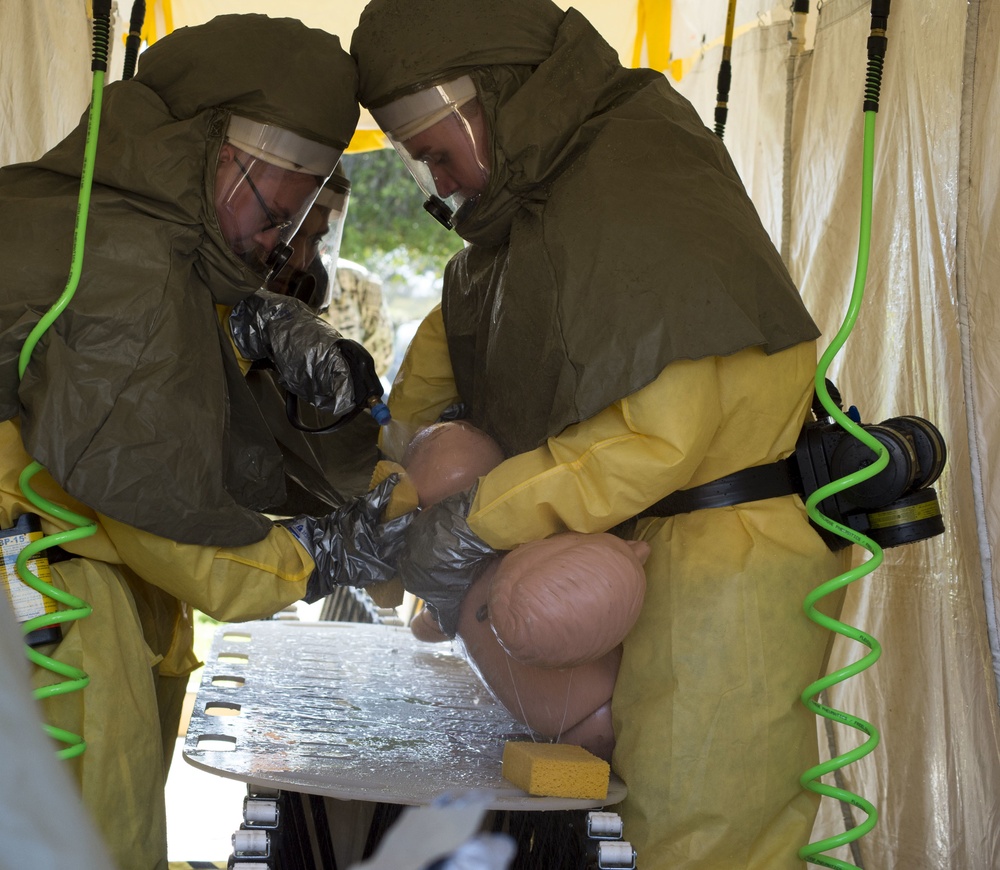 MCRD Branch Health Clinic Conducts DECON Training