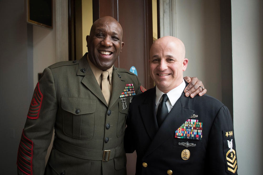 MCPON, CNP Advocate for Military Personnel Policies and Military Family Readiness at Senate Hearing