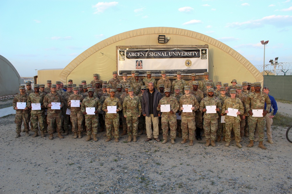 United States Army Central Signal University graduation ceremony