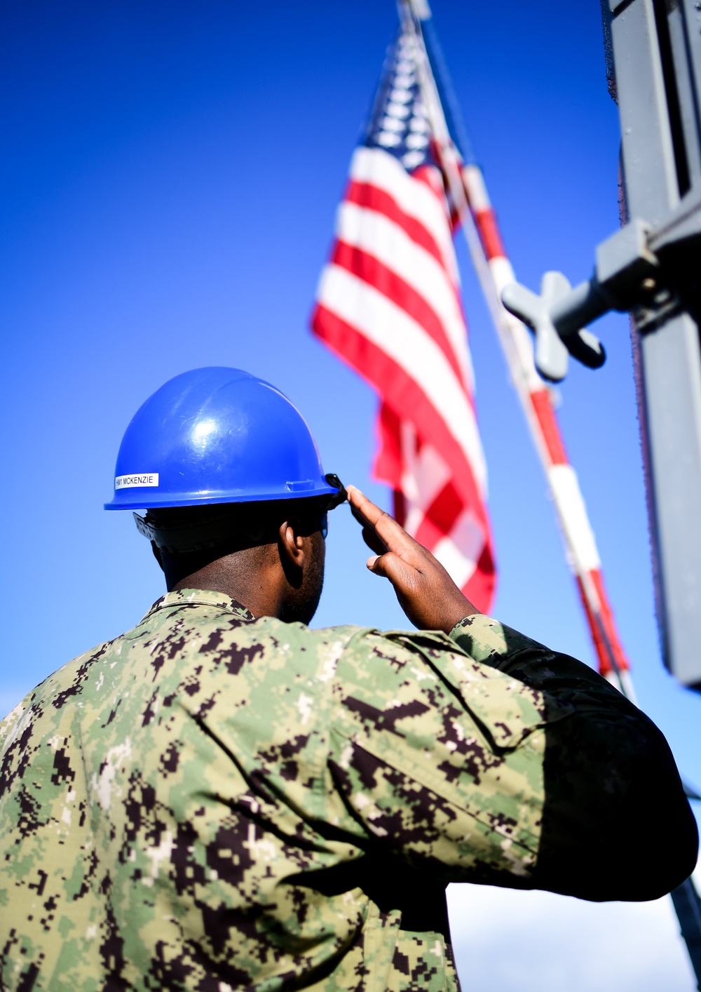 USS Makin Island Colors