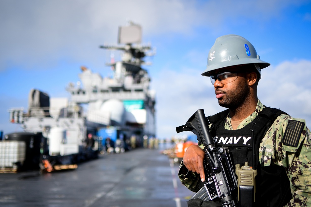 USS Makin Island Security Watch