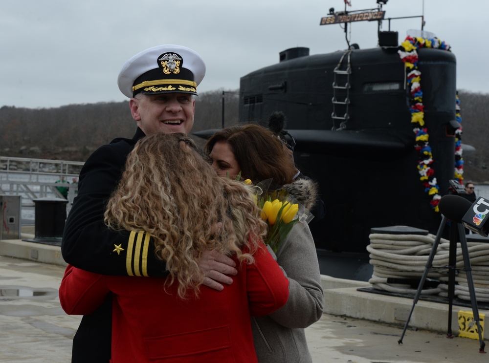 USS Providence (SSN 719) Returns from Deployment