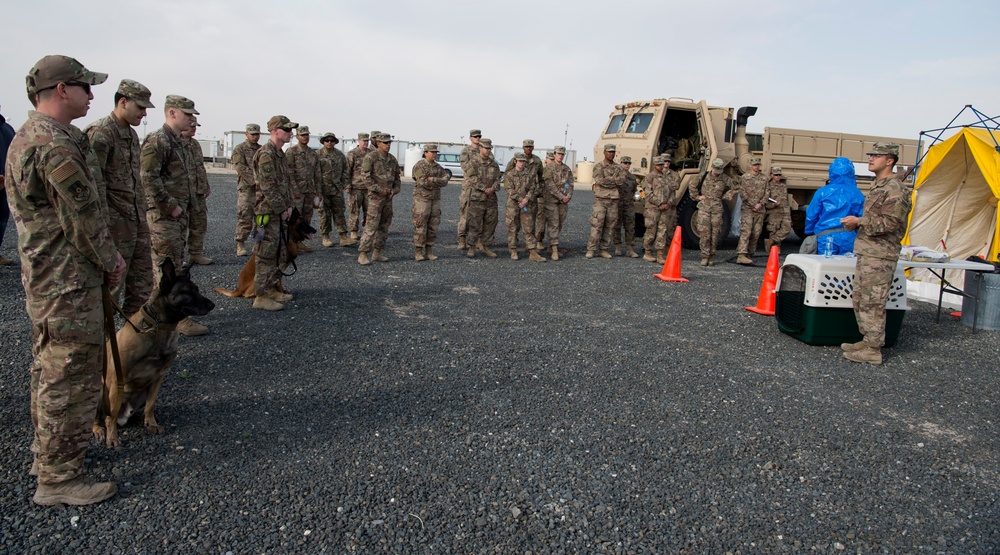 Airmen, Soldiers conduct joint CBRN training