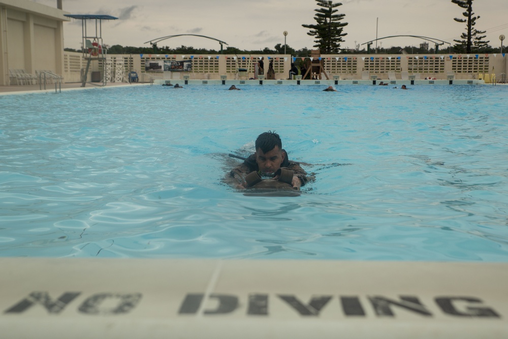Marines and Sailors Participate in Scout Swimmers Course