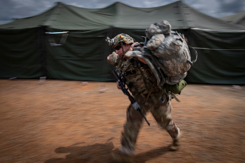 East Africa Response Force forward stages in Gabon