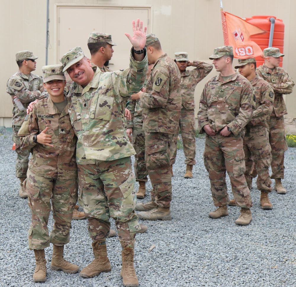 DVIDS Images Spc. Hawthorne receives for her service [Image