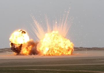 Explosion on Udairi Range