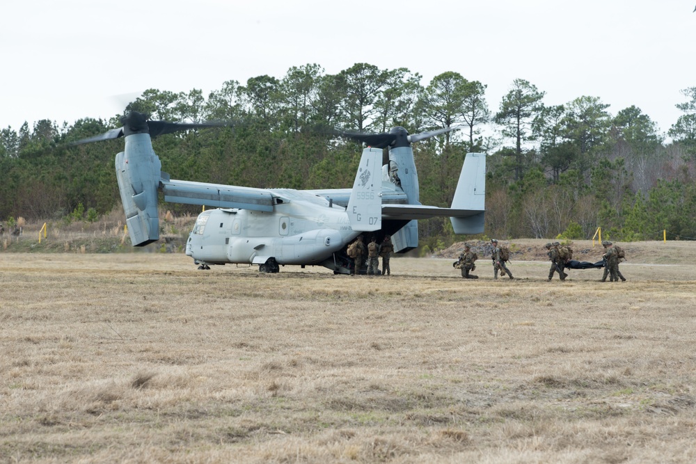 2/2 Casualty Evacuation Training