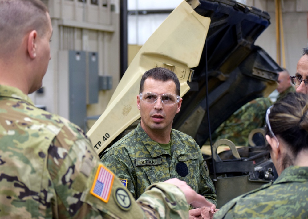 Camp Dodge STC hosts Humvee maintenace course for international partners