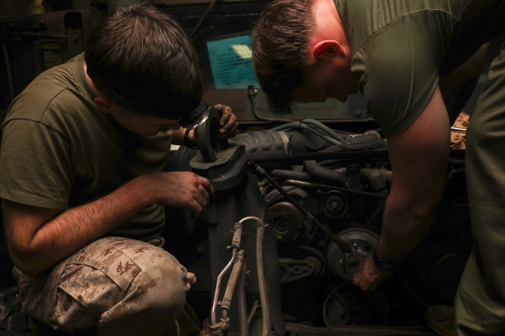 Kearsarge ACE  Humvee Maintenance