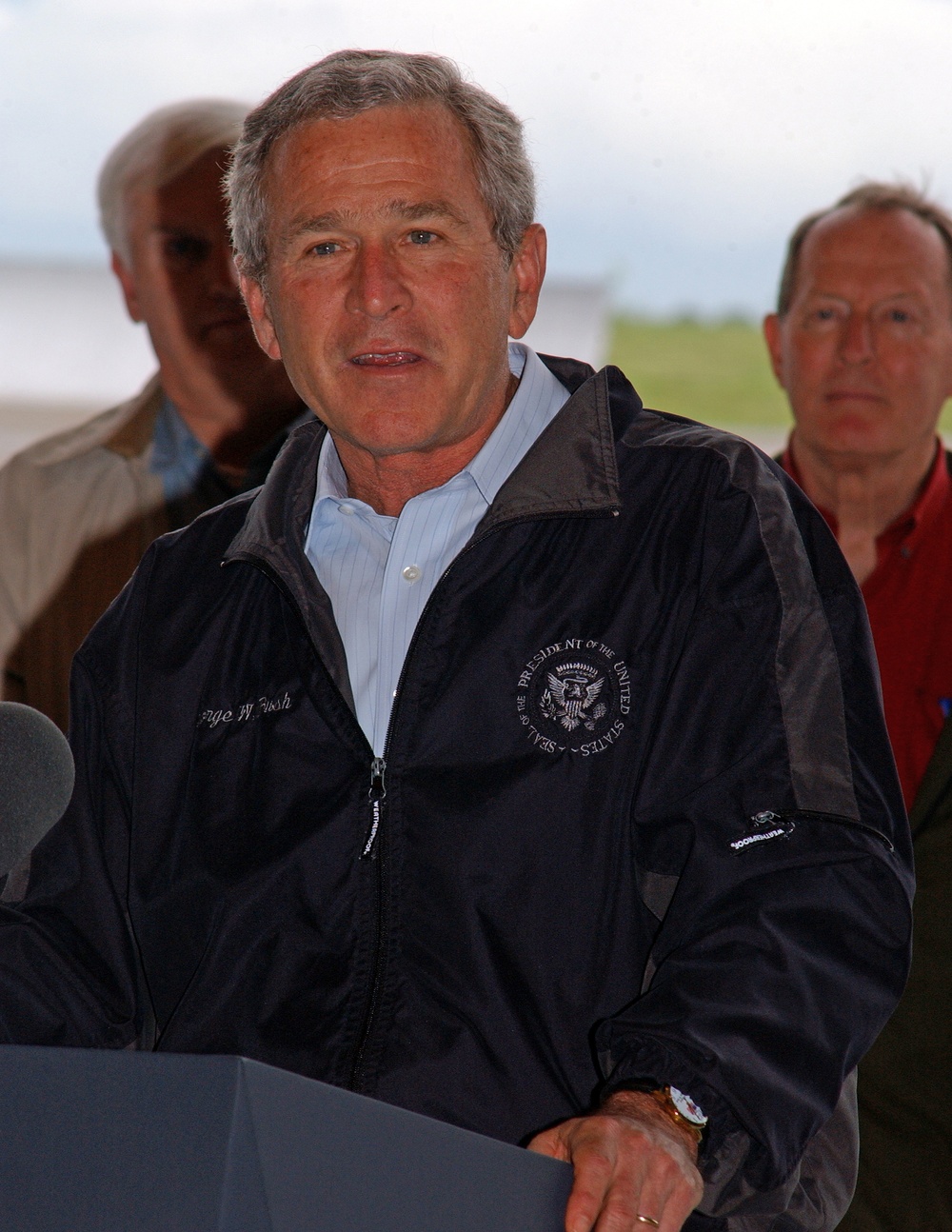 President George W. Bush visits McGhee Tyson ANG Base