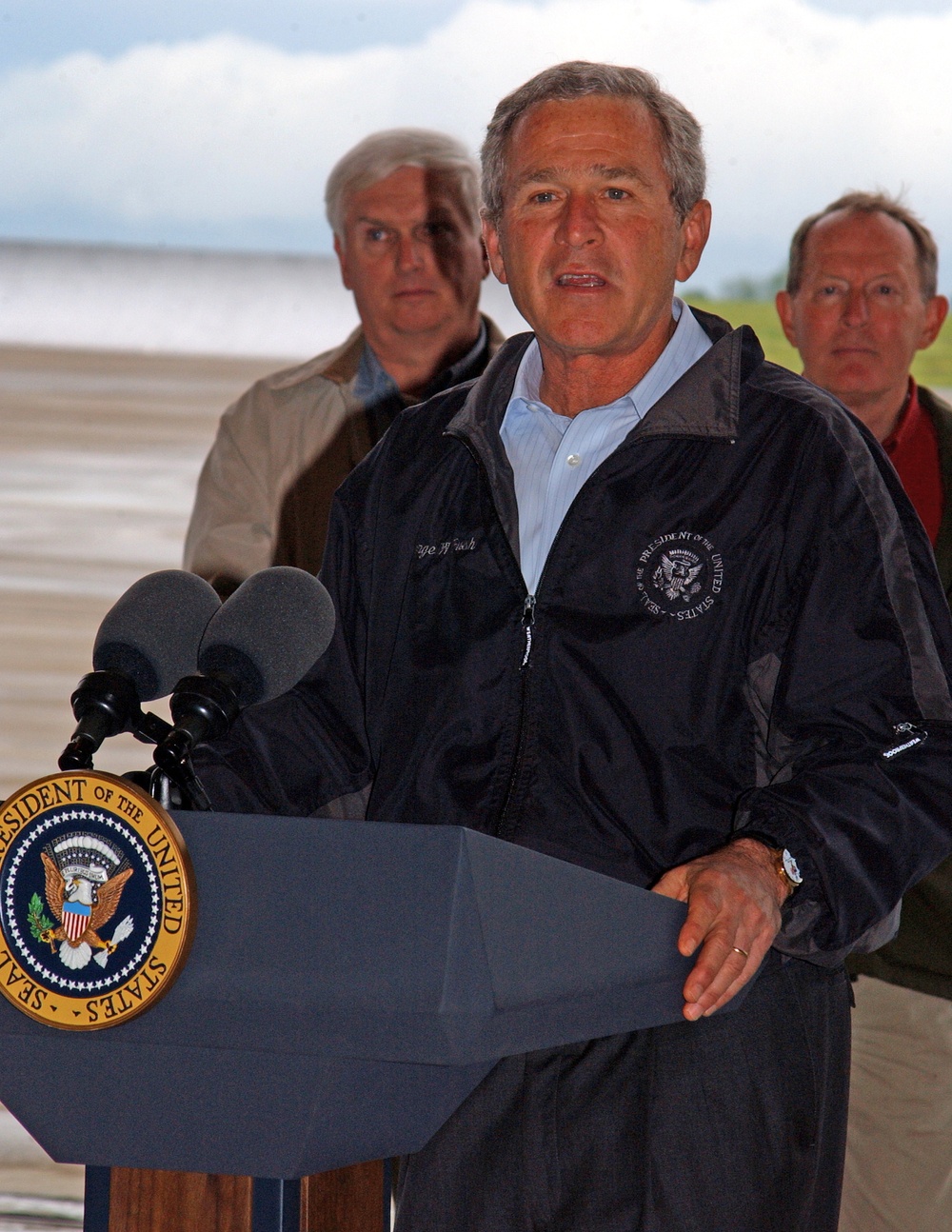 President George W. Bush visits McGhee Tyson ANG Base