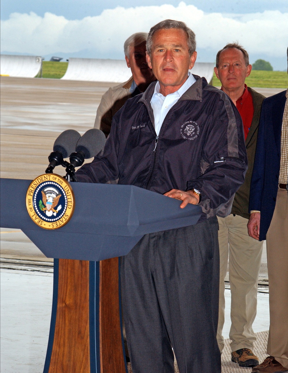 President George W. Bush visits McGhee Tyson ANG Base