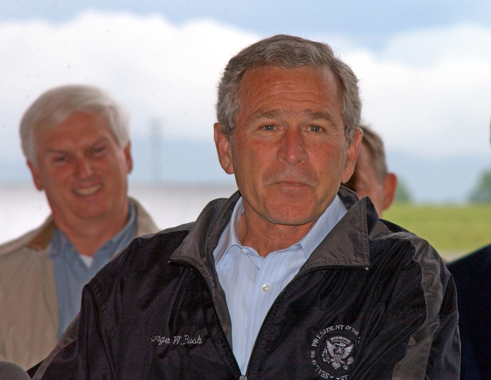 President George W. Bush visits McGhee Tyson ANG Base