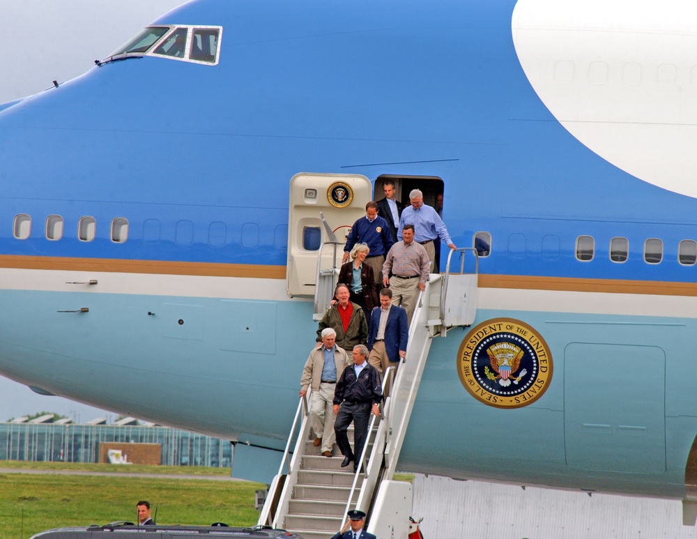 President George W. Bush visits McGhee Tyson ANG Base
