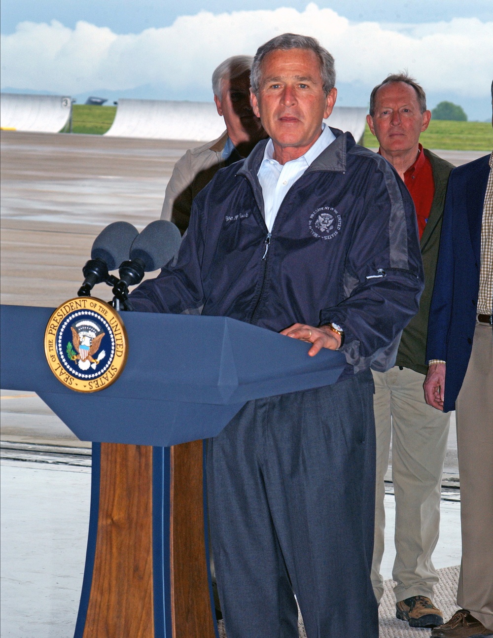 President George W. Bush visits McGhee Tyson ANG Base
