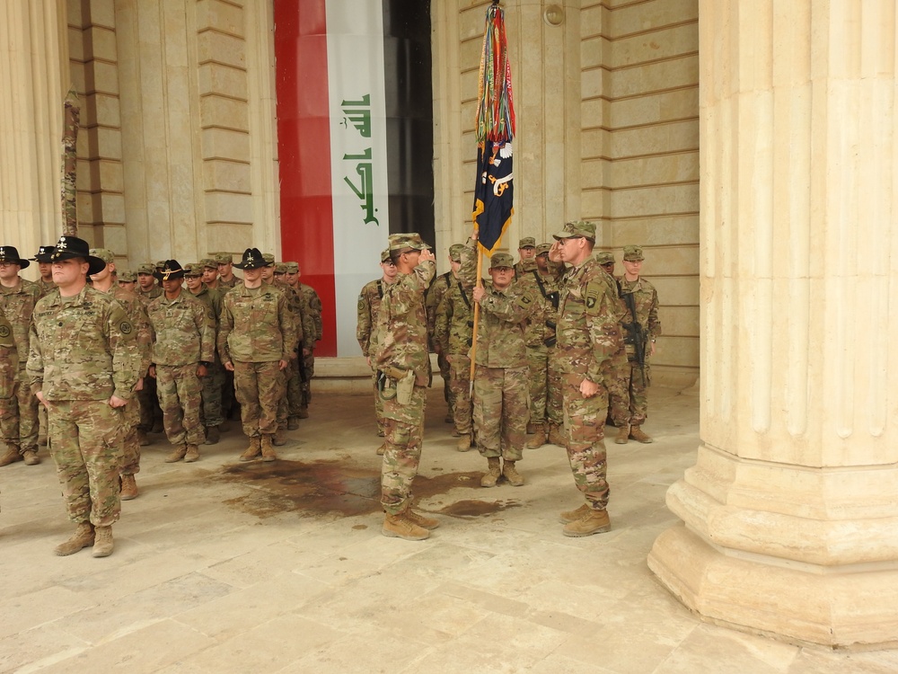 Rifles and Bastogne transfer of authority in Iraq