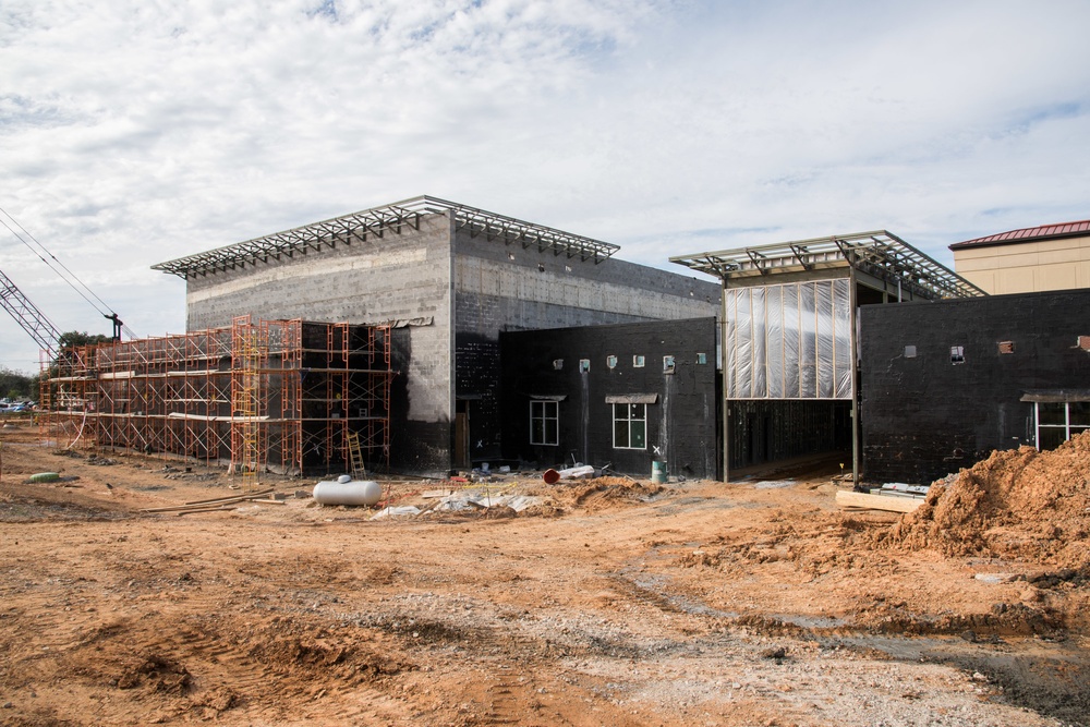 Construction at school on Maxwell