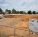 Construction at Dalraida Gate on Gunter Annex