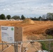 Construction at Dalraida Gate on Gunter Annex