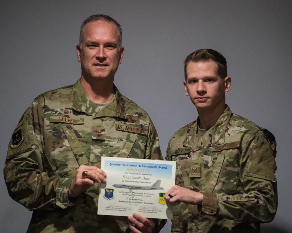 2nd Bomb Wing Airmen recognized