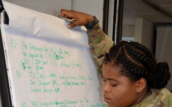 LOGCAP Soldiers simulate program management skills at MacDill Air Force Base