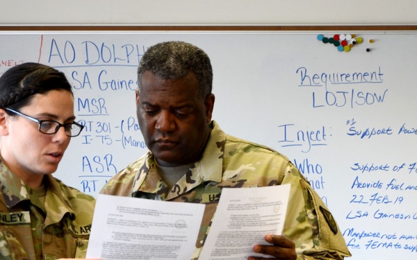 LOGCAP Soldiers simulate program management skills at MacDill Air Force Base