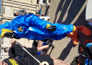 716th Military Police Battalion train for DCRF mission