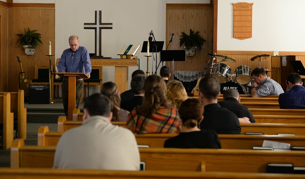 AETC Command Chaplain delivers final military sermon at Columbus AFB