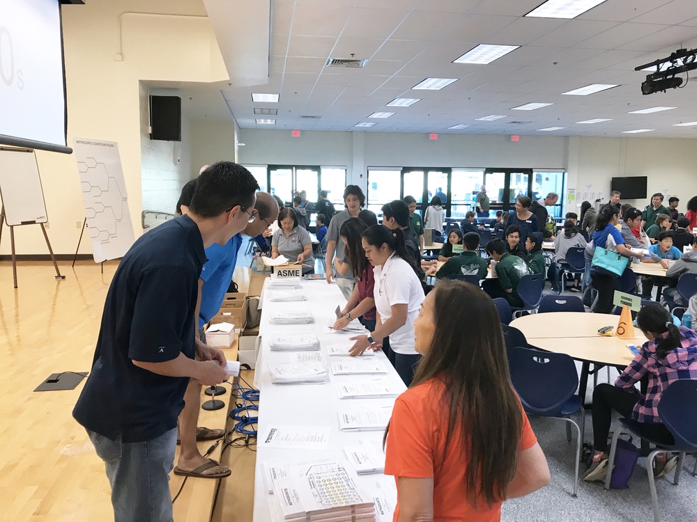District employees engineer manpower at MATHCOUNTS competition