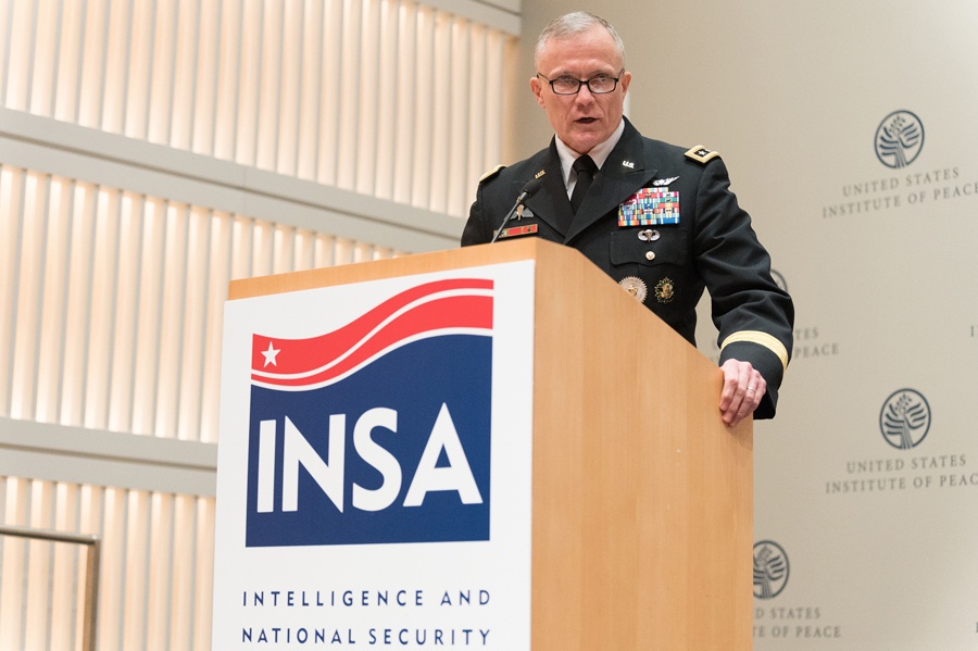 Defense Intelligence Agency director focuses on leadership, public service at 2019 INSA Achievement Awards