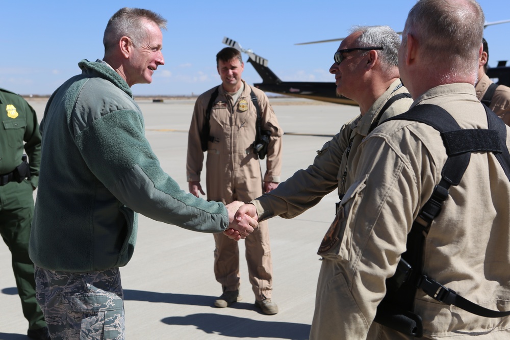 Gen. O'Shaughnessy visits U.S. Border