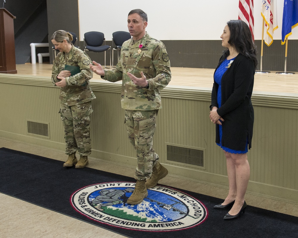 JBLM Garrison Headquarters Change of Responsibility Ceremony