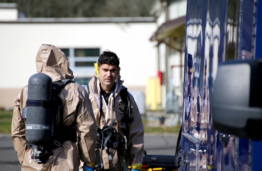 10th Civil Support Team training on Camp Murray