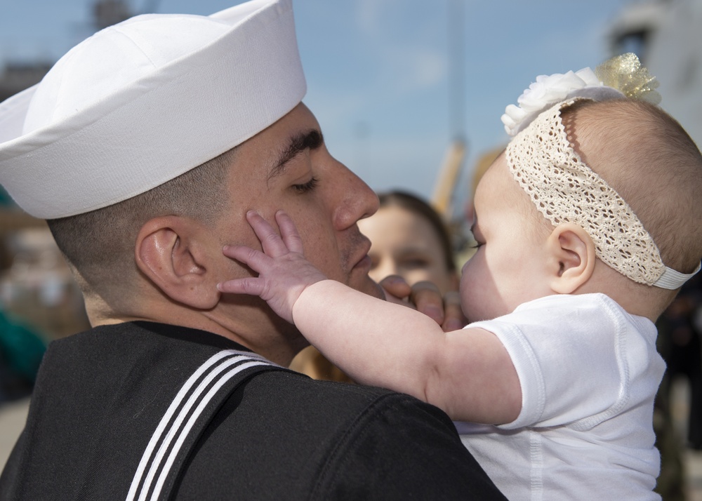 USS Anchorage Returns To Home Port