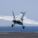 An F/A-18F Super Hornet launches from the flight deck