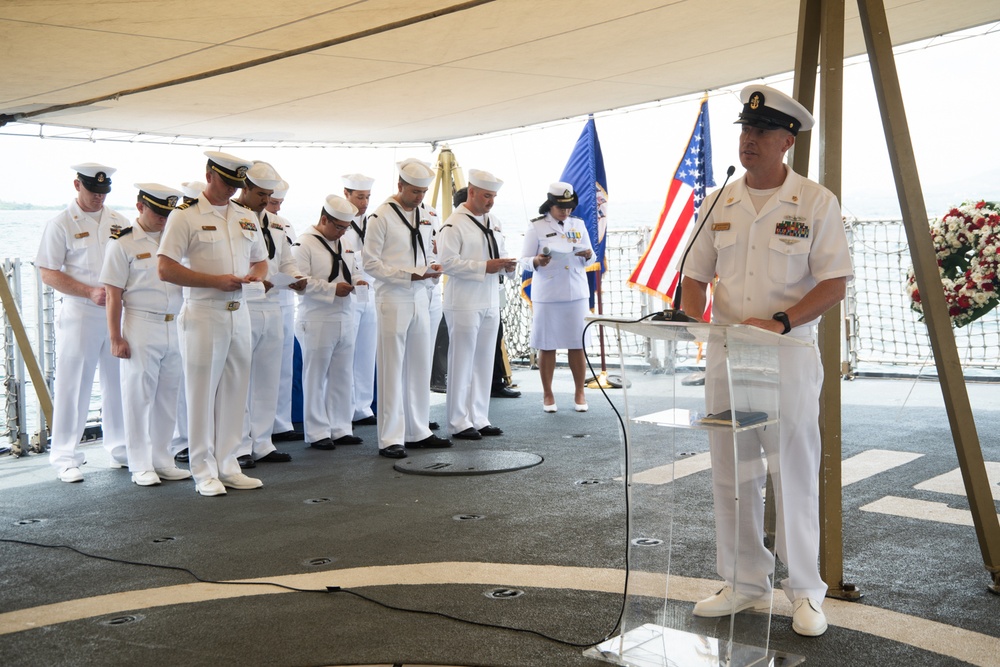 US, Australian, Indonesian sailors commemorate WWII Battle of Sunda Strait