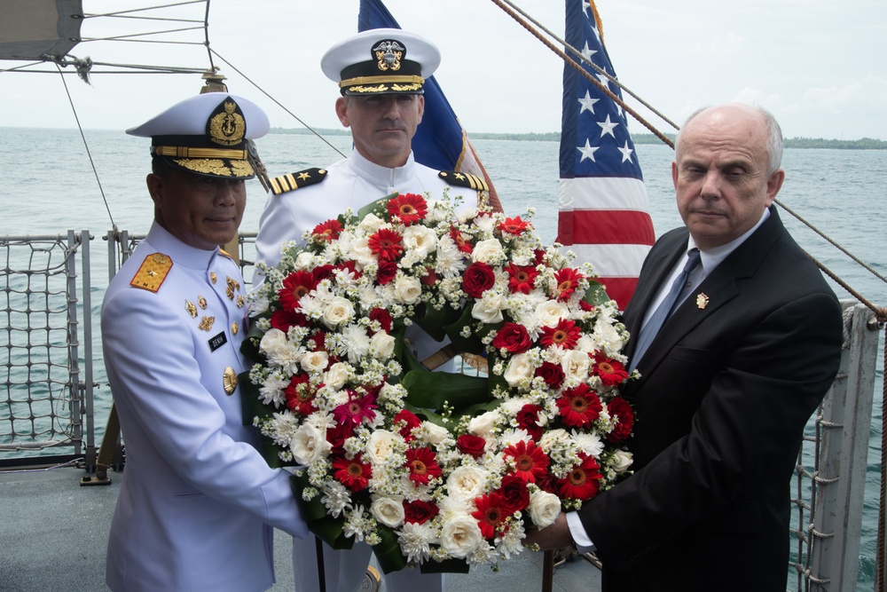 US, Australian, Indonesian sailors commemorate WWII Battle of Sunda Strait