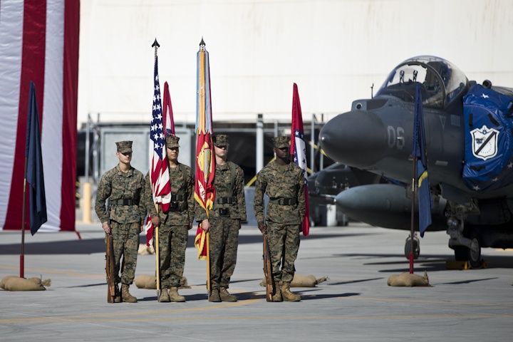 Marine Attack Squadron 214 Change of Command ceremony