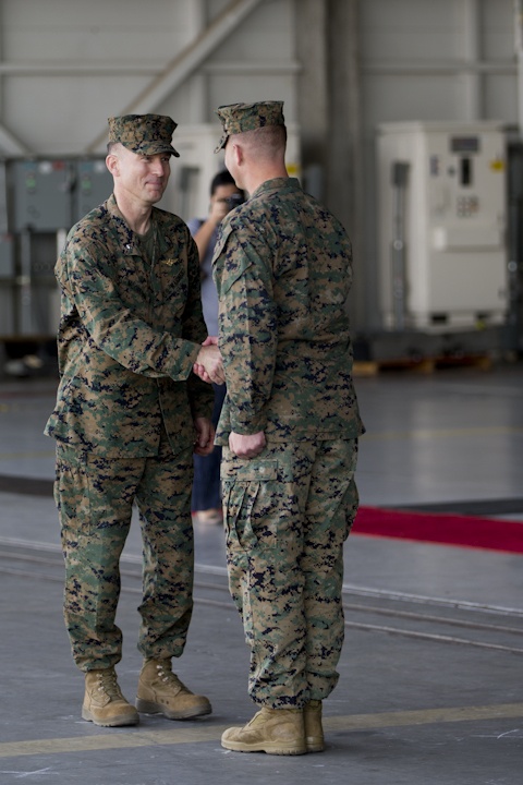 Marine Attack Squadron 214 Change of Command ceremony