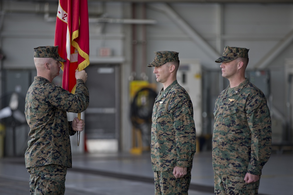 Marine Attack Squadron 214 Change of Command ceremony