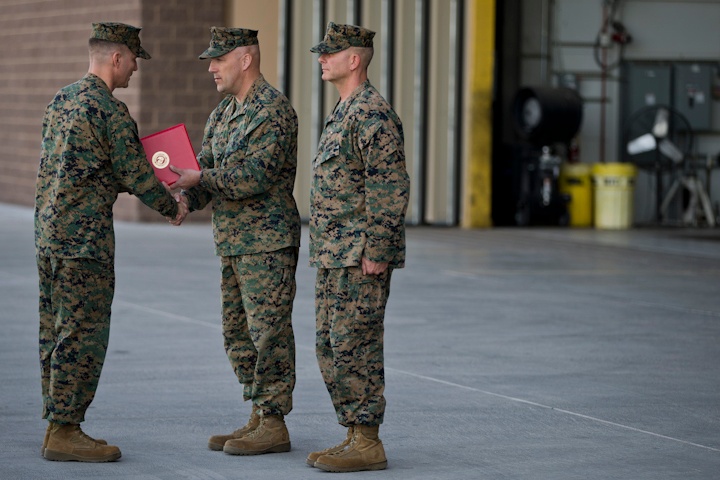 Marine Attack Squadron 214 Change of Command ceremony